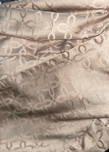 Bej Drapeli Kadın Şal - Görsel 2