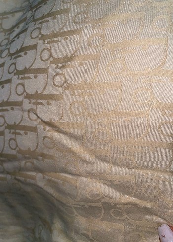 Bej Parıltılı İpek Görünümlü Kadın Şal - Görsel 2