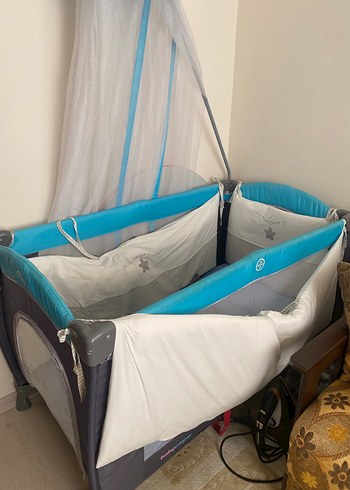 Beden Mavi Gri Oyun Parkı Beşik
