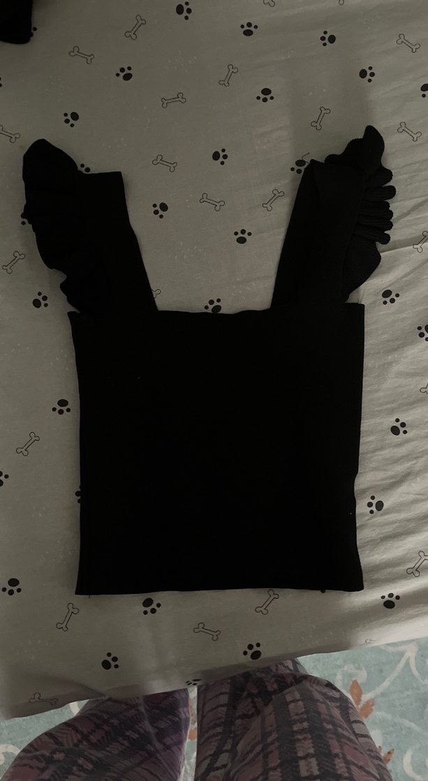 Siyah crop - Görsel 2