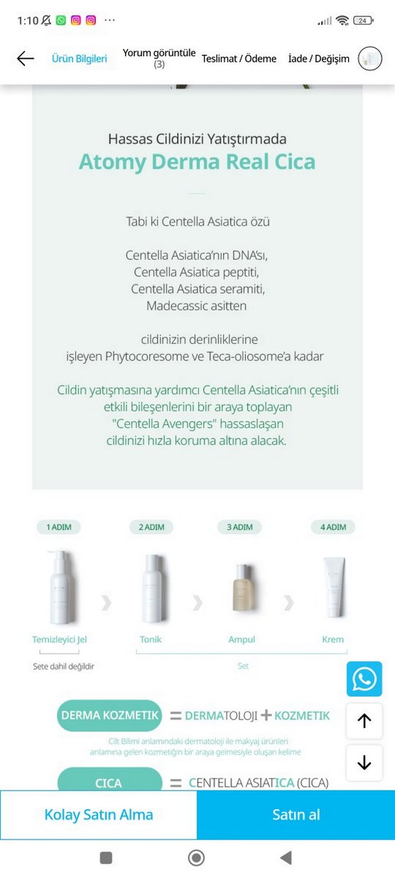 Atomy CİCA Cilt Bakım Seti - Görsel 2
