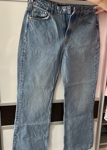 Mavi Normal Boy Kadın Denim Pantolon