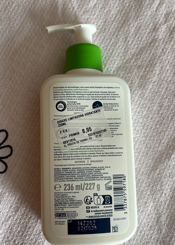 La Roche Posay CeraVe Nemlendirici Yüz Yıkama Jeli