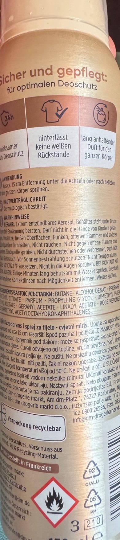 Balea Pure Elegance Kadın Parfümlü Deodorant 150 ml - Görsel 2