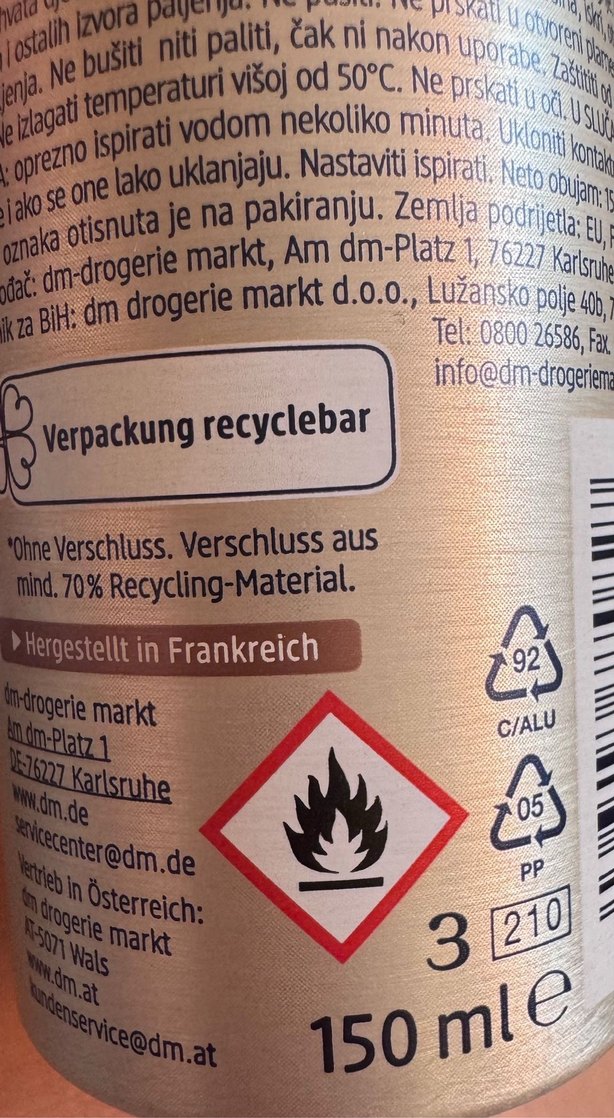 Balea Pure Elegance Kadın Parfümlü Deodorant 150 ml - Görsel 3