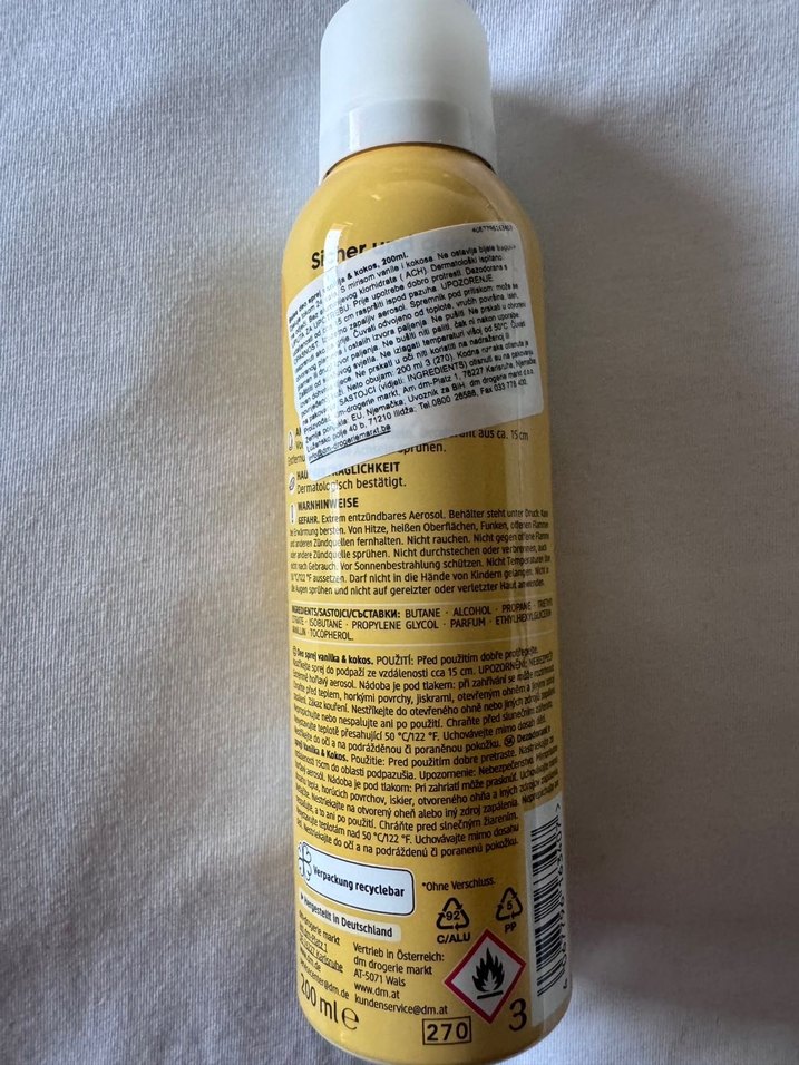 Balea Vanilya & Hindistan Cevizi Kadın Deodorantı - Görsel 2