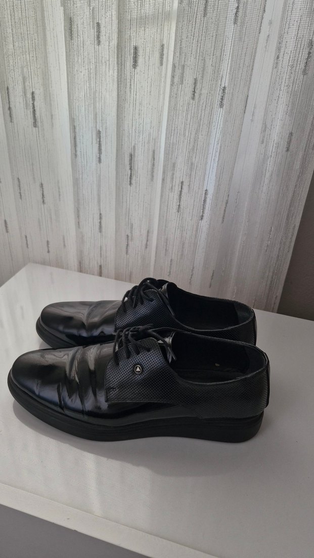 Erkek Siyah Klasik Deri Ayakkabı - Görsel 2
