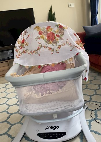 Beden Prego Yummy Elektrikli Bebek Beşiği Gri