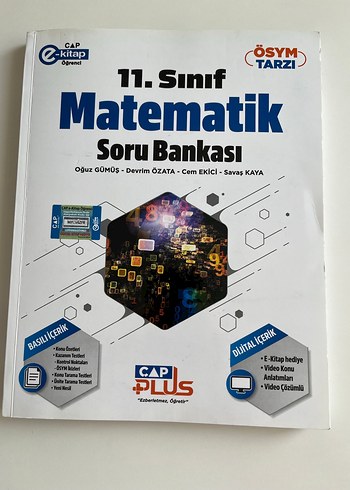 11. Sınıf Matematik Soru Bankası Çap Plus