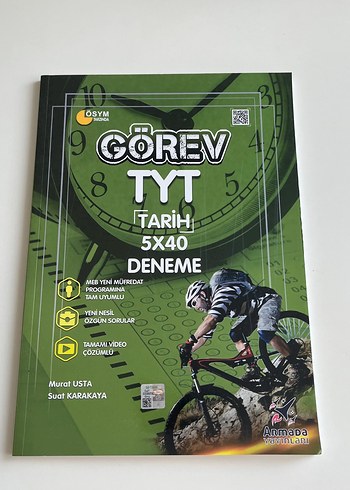 Görev TYT Tarih 5x40 Deneme Kitabı