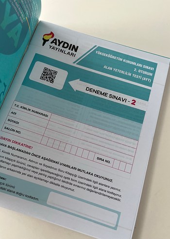  AYT 5 Fasikül Deneme Sınavları - Tüm Dersler