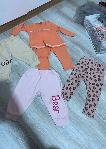 Dantelli Pembe Bebek Kız Takımı