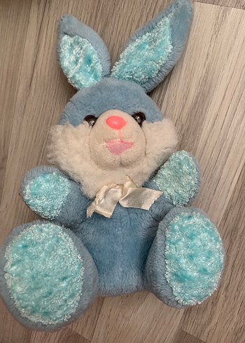 Pastel Mavi Peluş Tavşan Oyuncak