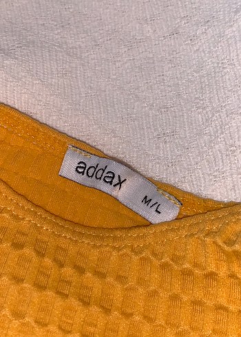 Addax Sarı Dokulu Kadın crop