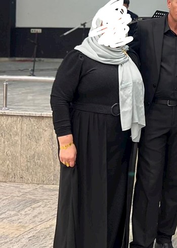 Siyah Uzun Kollu Gotik Kadın Elbise