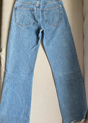 32 Beden Pastel Mavi Denim Kadın Kot Pantolon