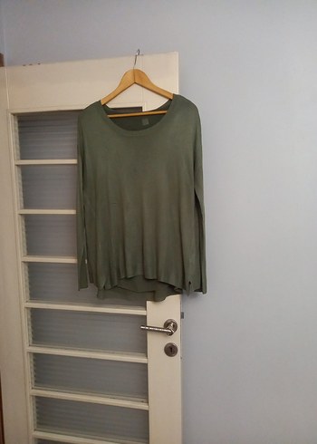 H&M MERSERIZE kumaş tül astarli triko