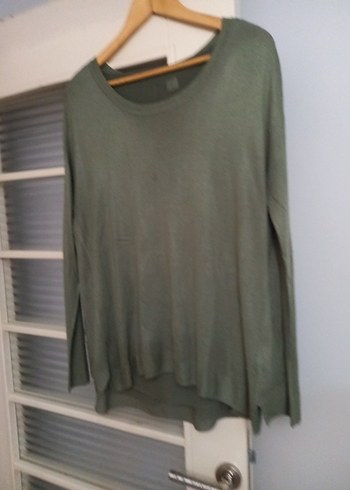 H&M H&M MERSERIZE kumaş tül astarli triko