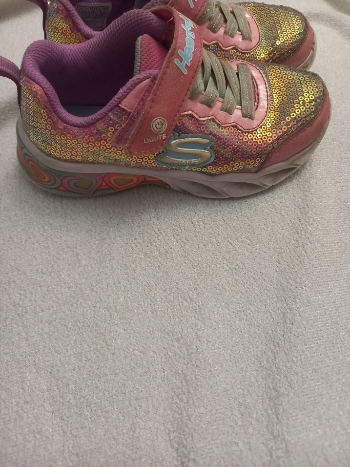 skechers Pembe Işıklı Çocuk Spor Ayakkabı — görsel 7/9