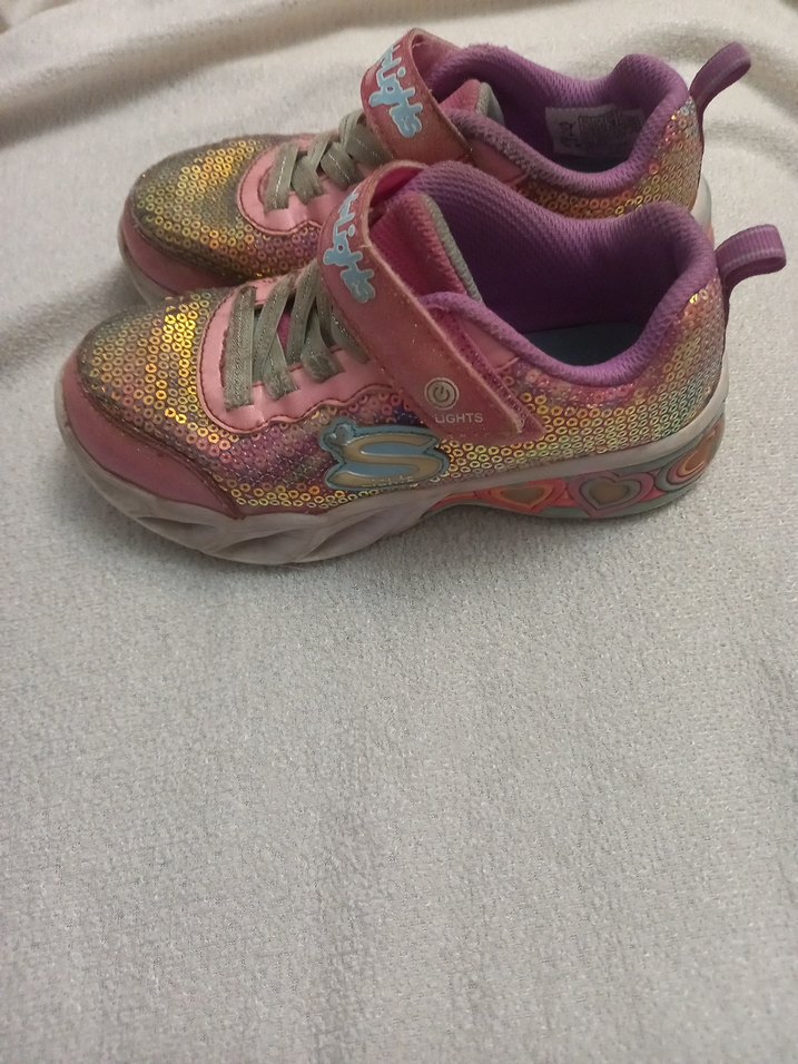 skechers Pembe Işıklı Çocuk Spor Ayakkabı — görsel 3/9
