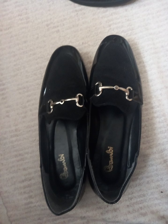 Bambi şık Siyah Loafer Ayakkabı — görsel 2/4