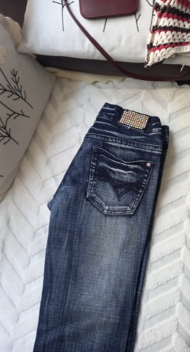 river ısland diamond Mavi Yıkamalı Denim Jean — görsel 4/12