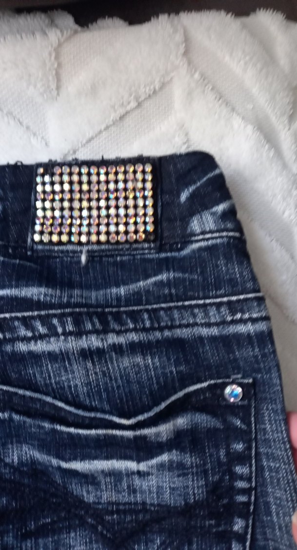 river ısland diamond Mavi Yıkamalı Denim Jean — görsel 9/12