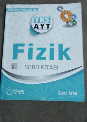 YKS AYT Fizik Soru Kitabı Palme Yayınları