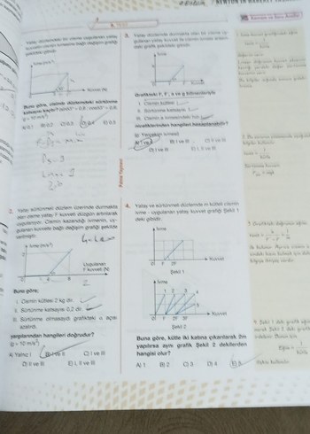 YKS AYT Fizik Soru Kitabı Palme Yayınları