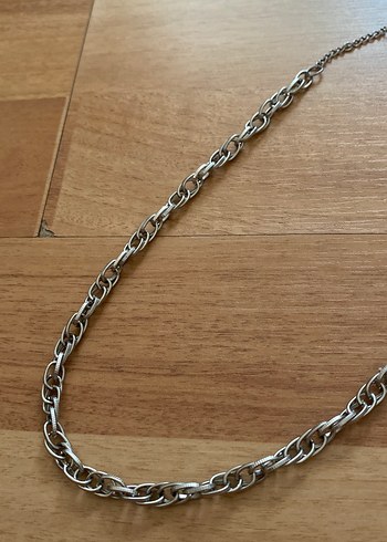 Beden altın Renk Zincir Detaylı Midi Kadın Kolye