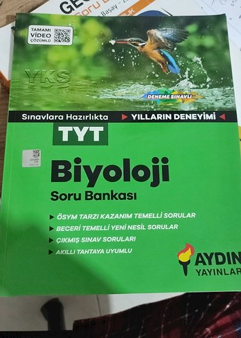 TYT Biyoloji Soru Bankası - Aydın Yayınları