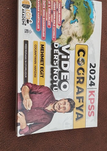 2024 KPSS Coğrafya Video Ders Notu - Mehmet Eğit