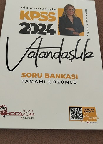 2024 KPSS Vatandaşlık Soru Bankası Tamamı Çözümlü