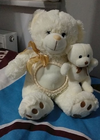 Beyaz Peluş Ayıcık Seti
