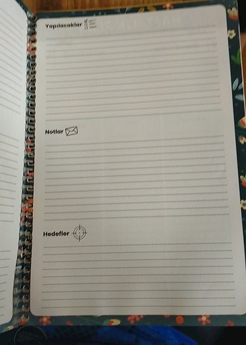 Pembe Pastel Renkli Spiralli Defter