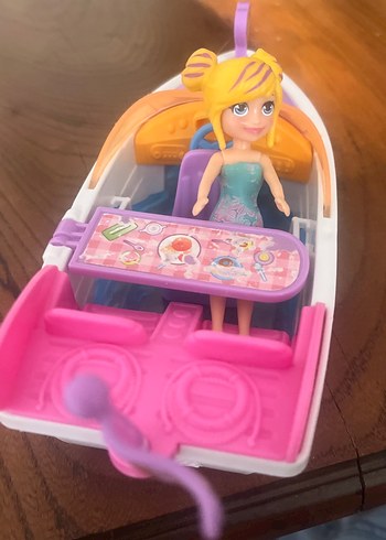 Beden Renk Pastel Pembe Su Oyuncağı Tekne ve Polly pocket