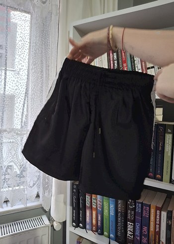 Siyah Beşiktaş Baskılı deniz sortu - Görsel 3