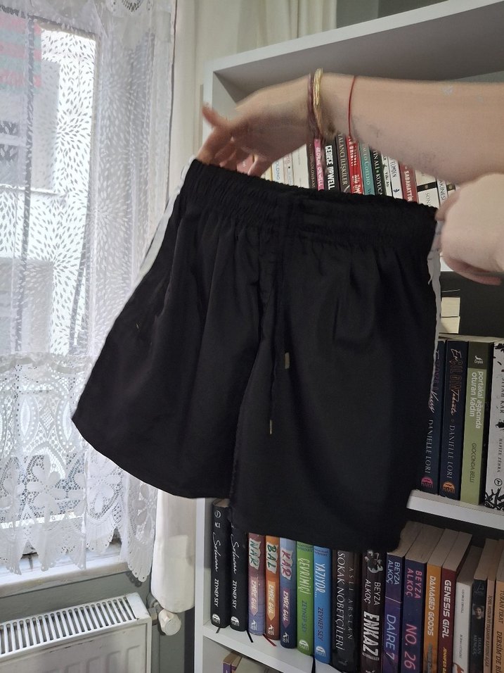 Siyah Beşiktaş Baskılı deniz sortu - Görsel 3