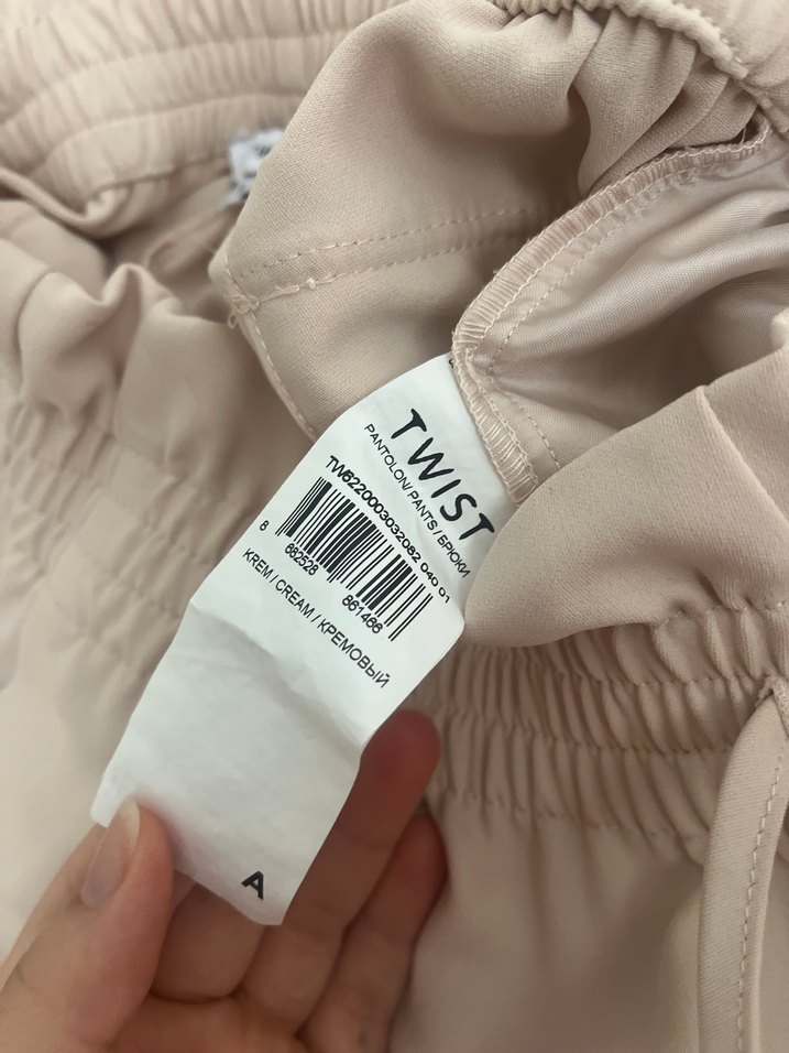Bej twist orjinal marka  Kadın Kumaş Pantolon — görsel 6/9