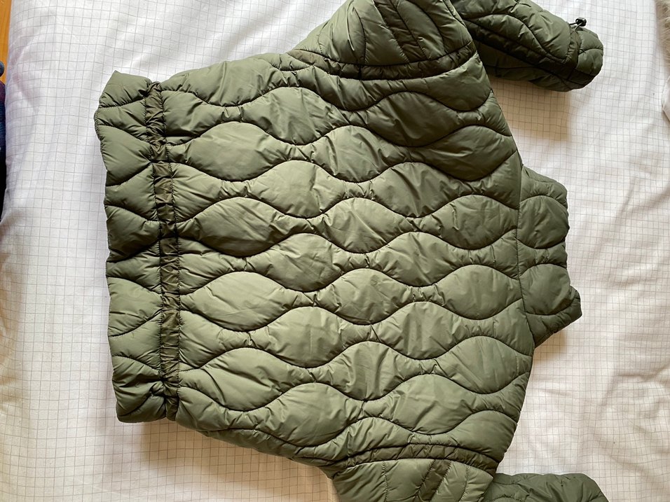 Haki Renk Kadın Midi Mont - Görsel 3