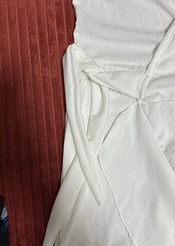 Beyaz İnce Askılı Midi Pareo - Görsel 2