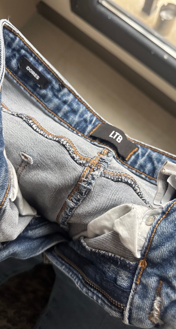 Kadın Lacivert Midi Kot Pantolon - Görsel 2