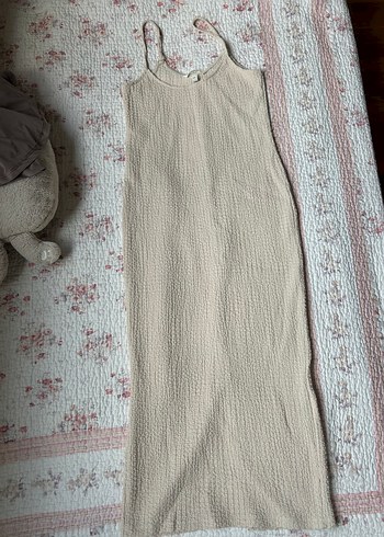 H&M krinkle jarse elbise