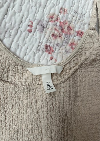 s Beden ten rengi Renk H&M krinkle jarse elbise