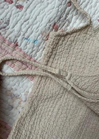 s Beden H&M krinkle jarse elbise