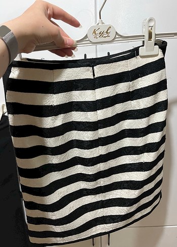 Zebra Desenli Pliseli Midi Mini Etek