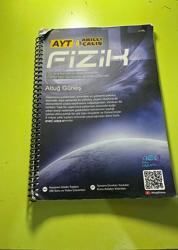 AYT Fizik Akıllı Çalışma Kitabı - Altuğ Güneş