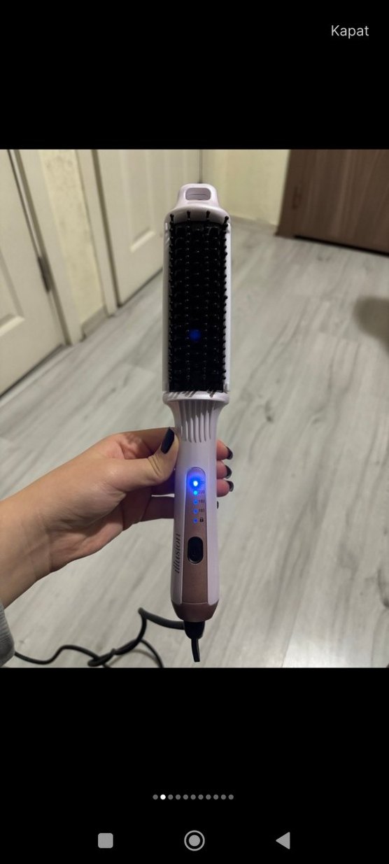 Fakir Illusion Beyaz Saç Düzleştirici Fırça - Görsel 2