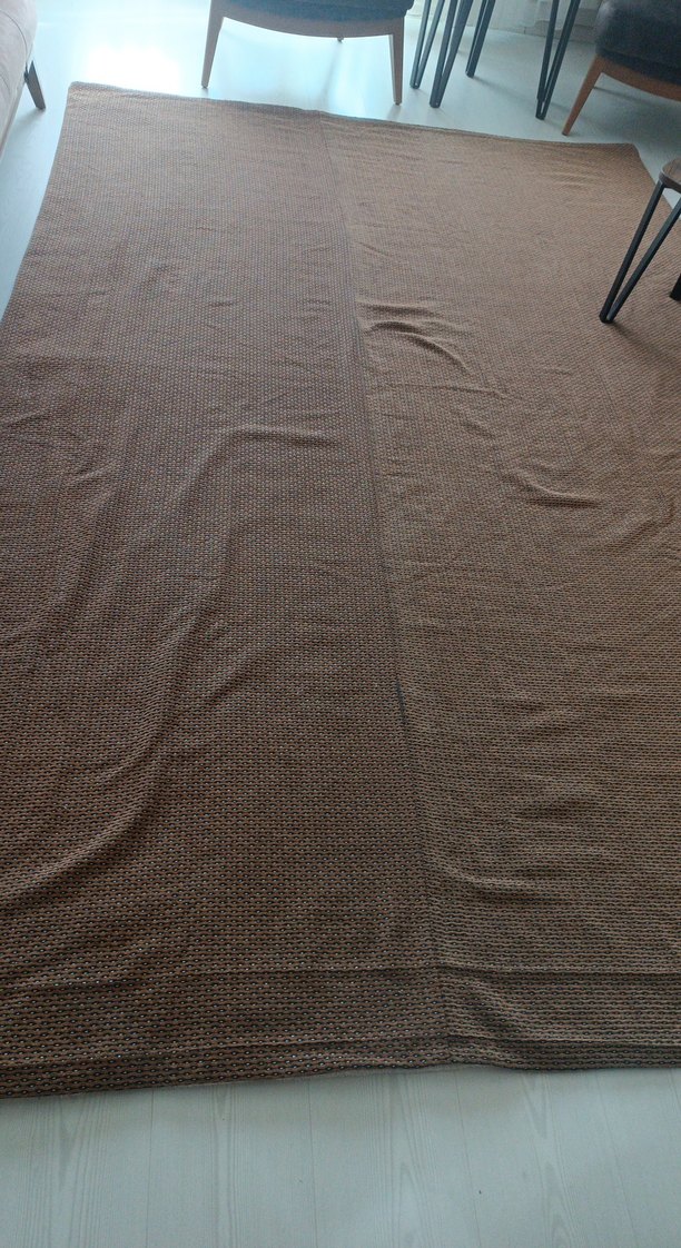 kenarları dikili ister koltuk üstüne ister fon perdelik - Görsel 5