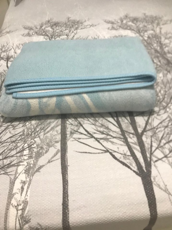 Mavi çift kişilik battaniye - Görsel 2